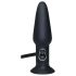 You2Toys True Black - pompowany czarny wibrator analny