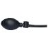 You2Toys True Black - pompowany czarny wibrator analny