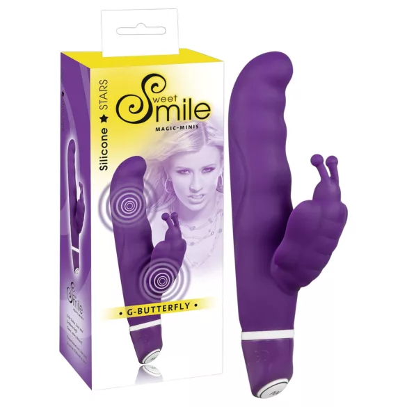 SMILE - wibrator motylek na łechtaczkę - silikon