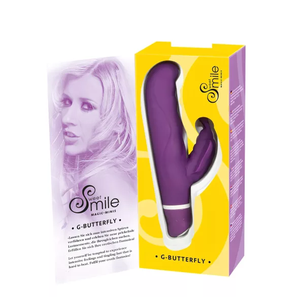 SMILE - wibrator motylek na łechtaczkę - silikon