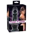 You2Toys - wibrator analny z funkcją pchającą - silikon czarny