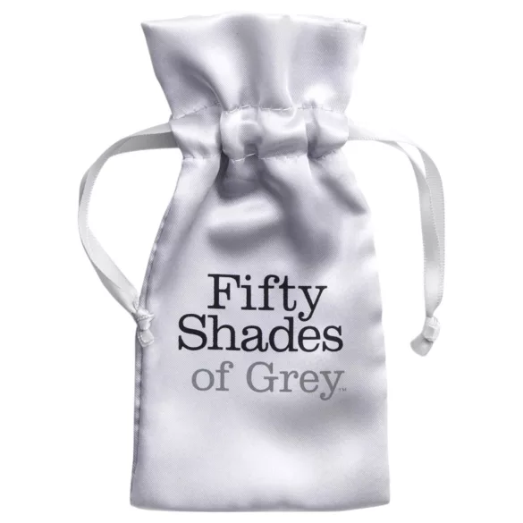 Fifty Shades of Grey - pierścień erekcyjny wibrujący - silikon czarny