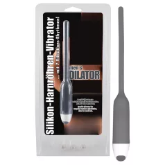   You2Toys - dilator do penisa z wibracją - silikonowy - szary 6mm