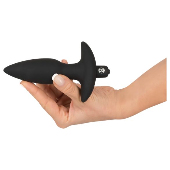 Black Velvets - wibrator analny plug - średni