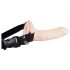 You2Toys - strap-on wibrator z wibracjami - naturalny kolor