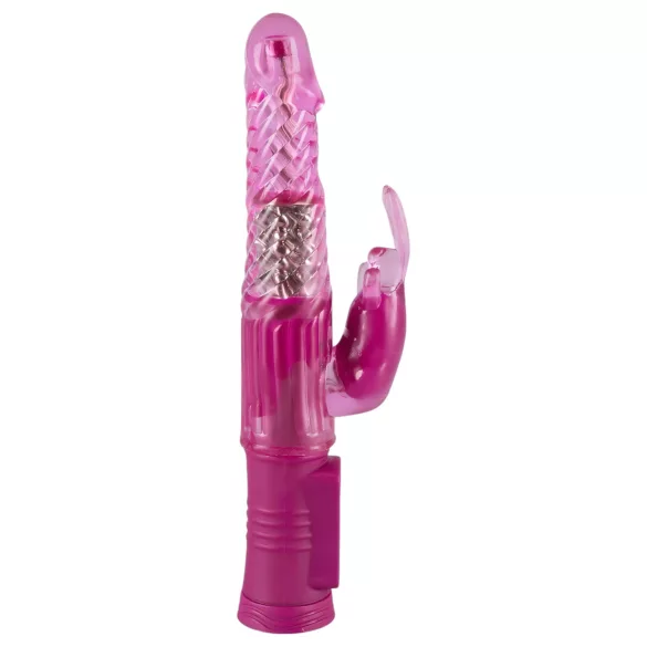 You2Toys - wibrator króliczek z koralikami - silikon fioletowy