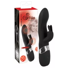 SMILE Blacky - wibrator z 2 silnikami USB - czarny
