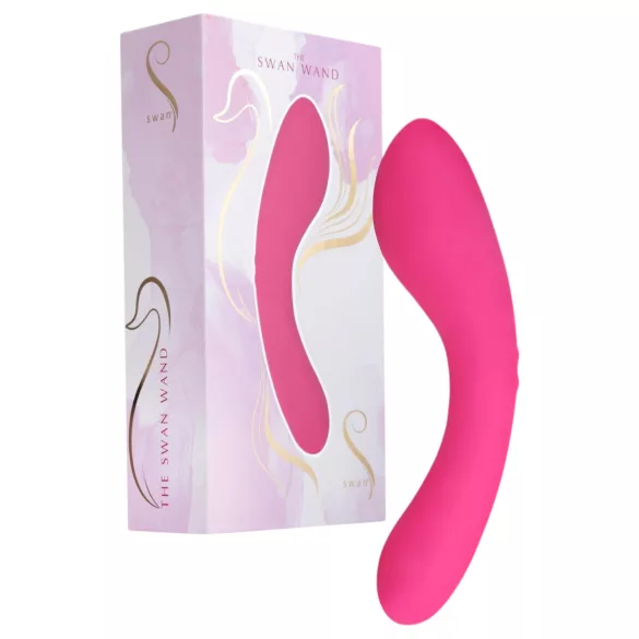 The Swan Wand - masażer wibracyjny ładowany USB - różowy