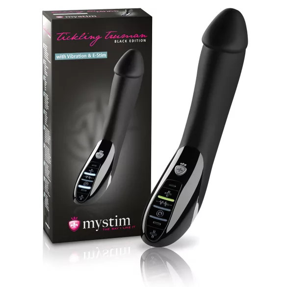 mystim - wibrator elektrostymulujący - czarny