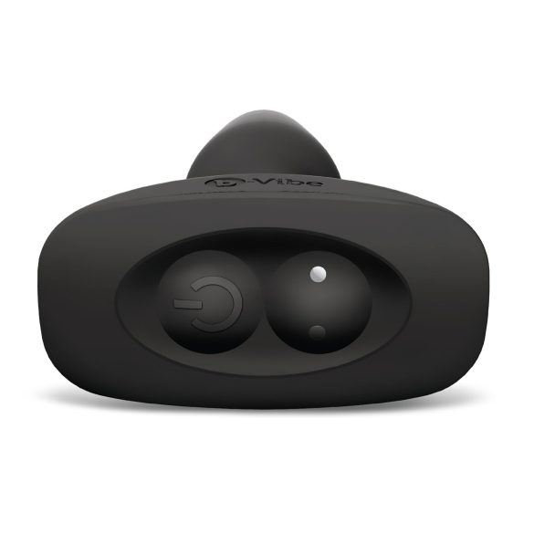 b-Vibe - obrotowy koralikowy wibrator analny z akumulatorem (czarny)