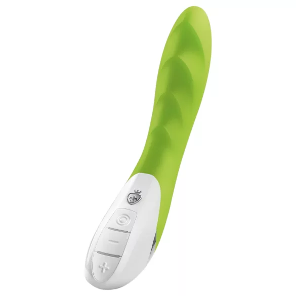 mystim - wibrator z 2 silnikami - wodoodporny silikon - zielony