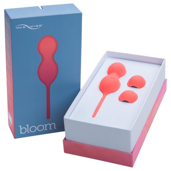 We-Vibe Bloom - kulki gejszy z wymiennymi obciążnikami - silikon pomarańczowy
