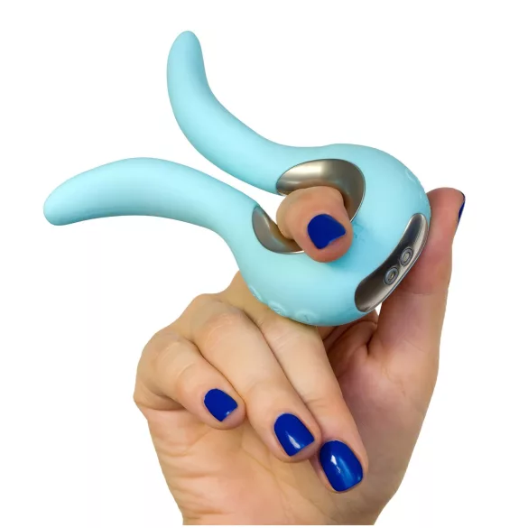 G-vibe Mini - wibrator silikonowy USB - miętowy