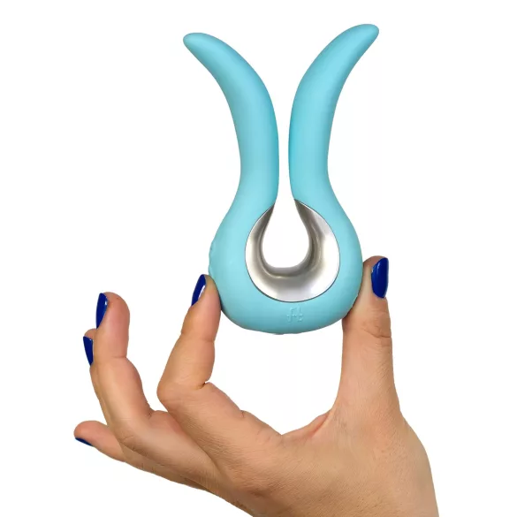 G-vibe Mini - wibrator silikonowy USB - miętowy