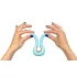 G-vibe Mini - wibrator silikonowy USB - miętowy