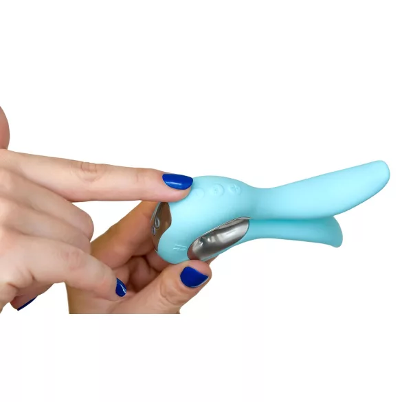 G-vibe Mini - wibrator silikonowy USB - miętowy