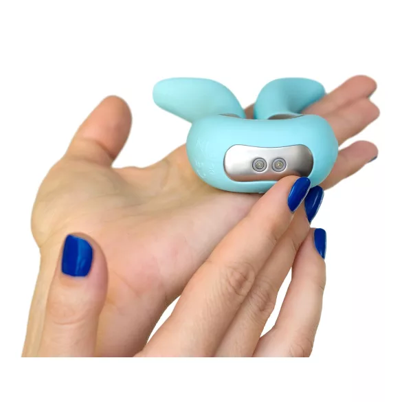 G-vibe Mini - wibrator silikonowy USB - miętowy