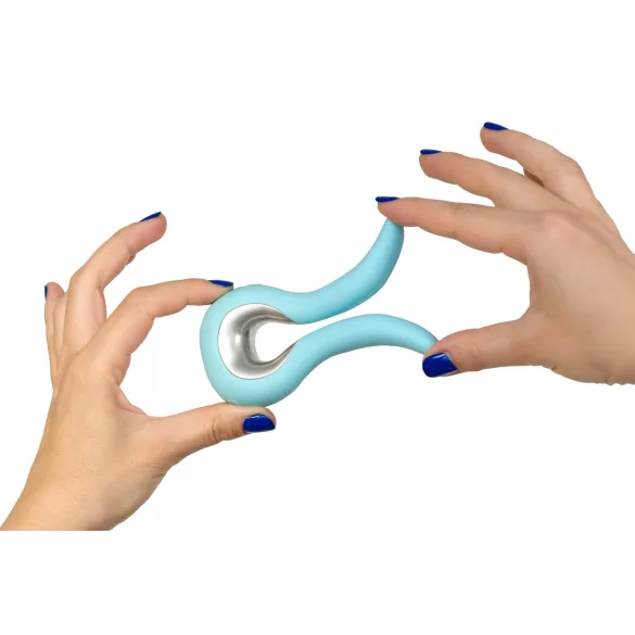 G-vibe Mini - wibrator silikonowy USB - miętowy