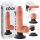 King Cock 7 wibrator z przyssawką (18 cm) - naturalny