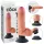King Cock - wibrator z przyssawką - 18 cm - cielisty