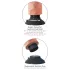 King Cock - wibrator z przyssawką - 18 cm - cielisty
