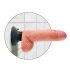 King Cock 7 wibrator z przyssawką (18 cm) - naturalny