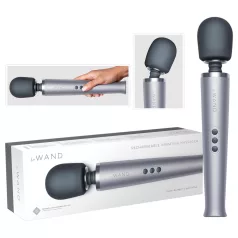le Wand - masażer wibracyjny bezprzewodowy - srebrny