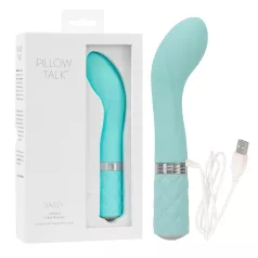   Pillow Talk Sassy - wibrator do punktu G - ładowany - turkusowy