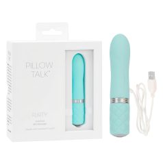   Pillow Talk Flirty - wibrator łechtaczkowy ładowany USB - turkusowy