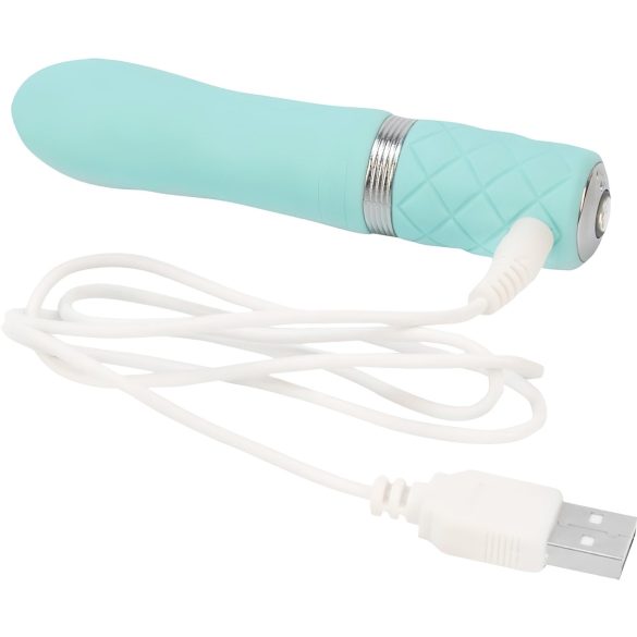 Pillow Talk Flirty - wibrator łechtaczkowy ładowany USB - turkusowy