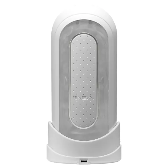TENGA Flip Zero - masturbator wibracyjny - biały