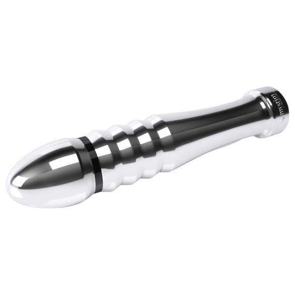 mystim Funky Fella - żebrowany elektro dildo