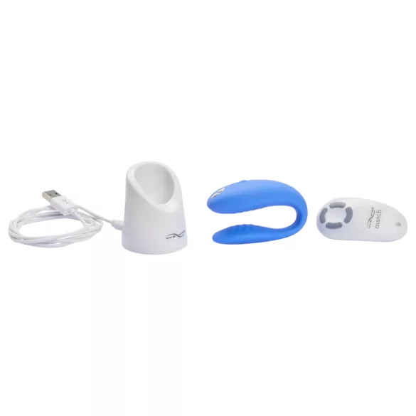 We-Vibe Match - wibrator dla par wodoodporny ładowany USB niebieski