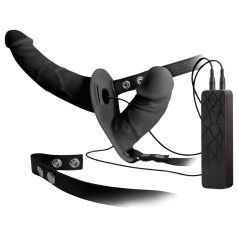 Double Thruster - podwójny wibrator do przypięcia - czarny