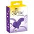 SMILE - wibrator na palec - falisty - silikonowy - fioletowy