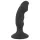 Black Velvets - wibrator analny z penisem - ładowany akumulatorowo - czarny