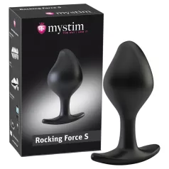   mystim Rocking Force S - elektryczny korek analny - mały (czarny)