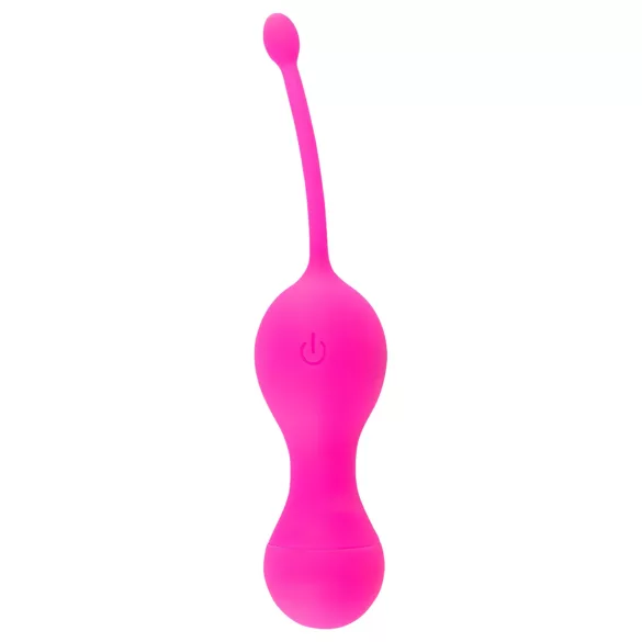 SMILE Love Balls - noszone wibrujące jajeczko na akumulator, sterowane radiowo (różowe)