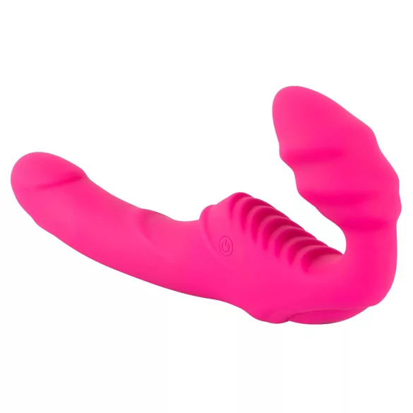 You2Toys - Double2Teaser - zakładany wibrator bez paska mocującego (różowy)