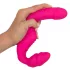 You2Toys - Double2Teaser - zakładany wibrator bez paska mocującego (różowy)