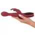 You2Toys Massager - pchający-obrotowy, rozgrzewający wibrator na punkt G (czerwony)