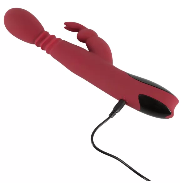 You2Toys Massager - pchający-obrotowy, rozgrzewający wibrator na punkt G (czerwony)