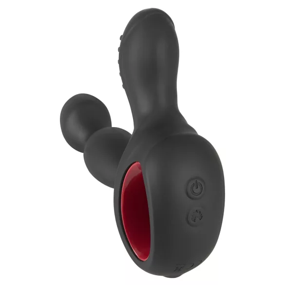 You2Toys - masażer prostaty wibrujący z funkcją ogrzewania i rotacji - czarny