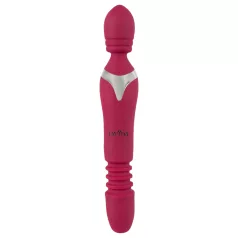 Javida Thrusting - wibrator masujący 3 w 1 (czerwony)