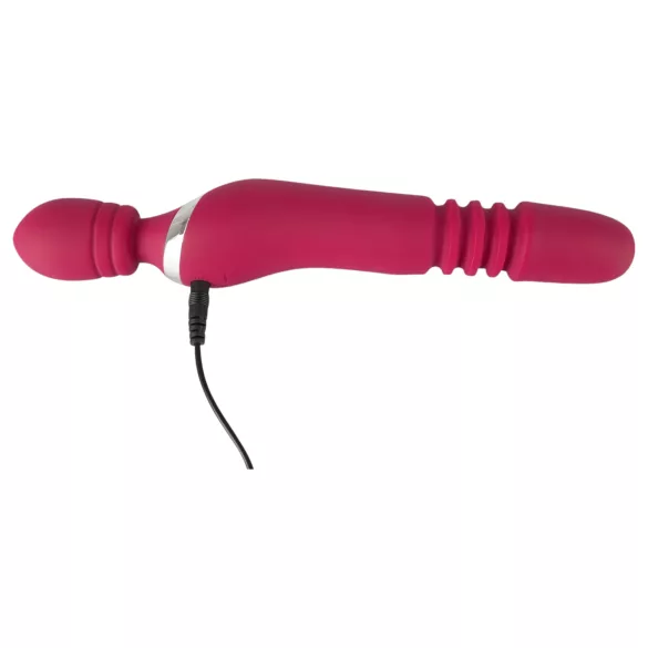 Javida Thrusting - wibrator masujący 3 w 1 (czerwony)