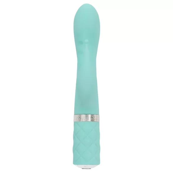 Pillow Talk Kinky - wibrator do punktu G z akumulatorem, 2‑silnikowy (turkusowy)