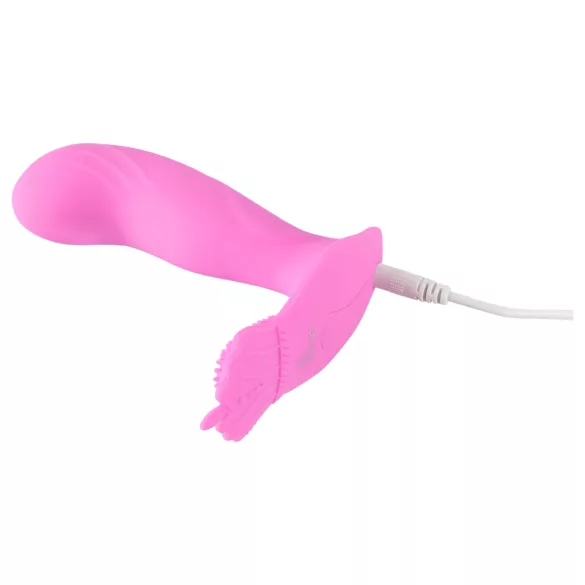 SMILE G-Spot Panty - noszone majtki z akumulatorowym, radiowym wibratorem (różowe)