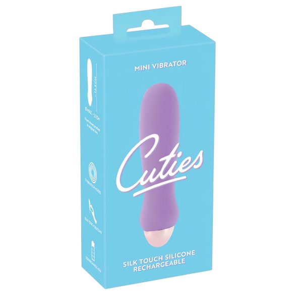 Cuties Mini Purple - wibrator łechtaczkowy - silikonowy - fioletowy