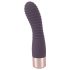 You2Toys Elegant Flexy - akumulatorowy prążkowany wibrator punktu G (fioletowy)