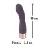 You2Toys Elegant Flexy - akumulatorowy prążkowany wibrator punktu G (fioletowy)